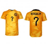 Niederlande Steven Bergwijn #7 Fußballbekleidung Heimtrikot WM 2022 Kurzarm